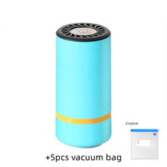 New Mini Vacuum Sealer Kitchen Portable USB Electric AirPump Fresh-Keeping Handheld Vacuum Sealing Machine Packaging Packer For Home