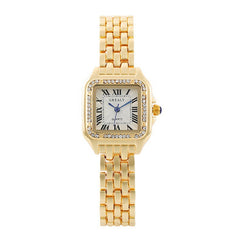 New Best-seller On Douyin Women's Fashion Watch Student Quartz Square Diamond-embedded Watch