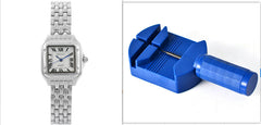 New Best-seller On Douyin Women's Fashion Watch Student Quartz Square Diamond-embedded Watch