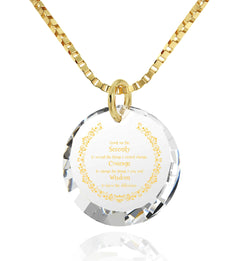 Serenity Prayer Necklace