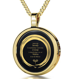 Serenity Prayer Necklace