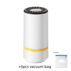 New Mini Vacuum Sealer Kitchen Portable USB Electric AirPump Fresh-Keeping Handheld Vacuum Sealing Machine Packaging Packer For Home